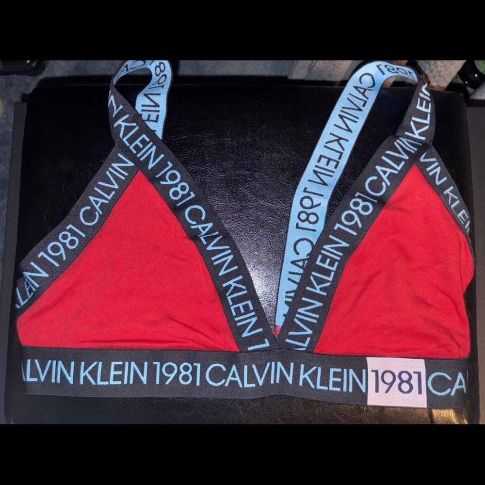 Calvin Klein Red Bralette